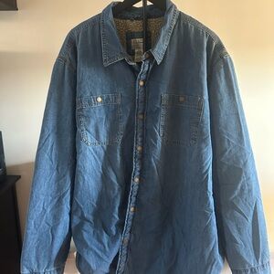 L.L. Bean Men's Blue Shirt Jacket